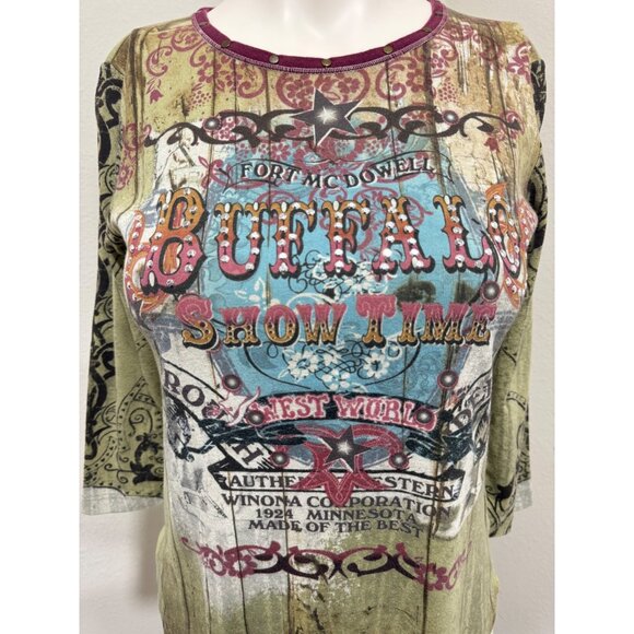 Y2K Vintage Vanilla Sugar T Shirt Top Women Hippie Punk Grunge Tattoo Sleeves - Picture 3 of 8